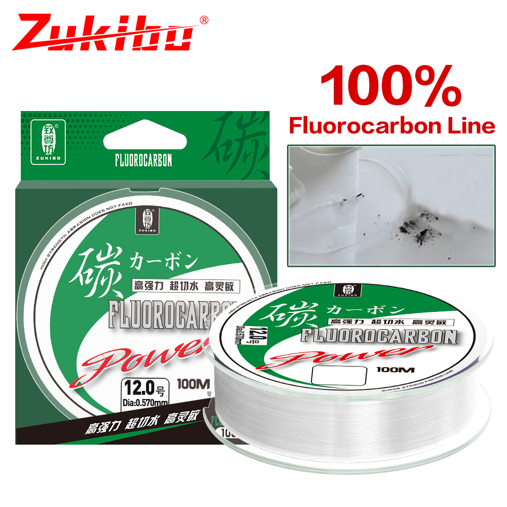 ZUKIBO 50m 100m 100% Fluorocar - Fluorocarbon Line recensie en prijs