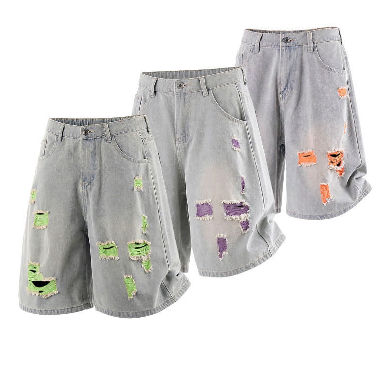 Men's Lined Ripped Denim Short - Fly Line recensie en prijs