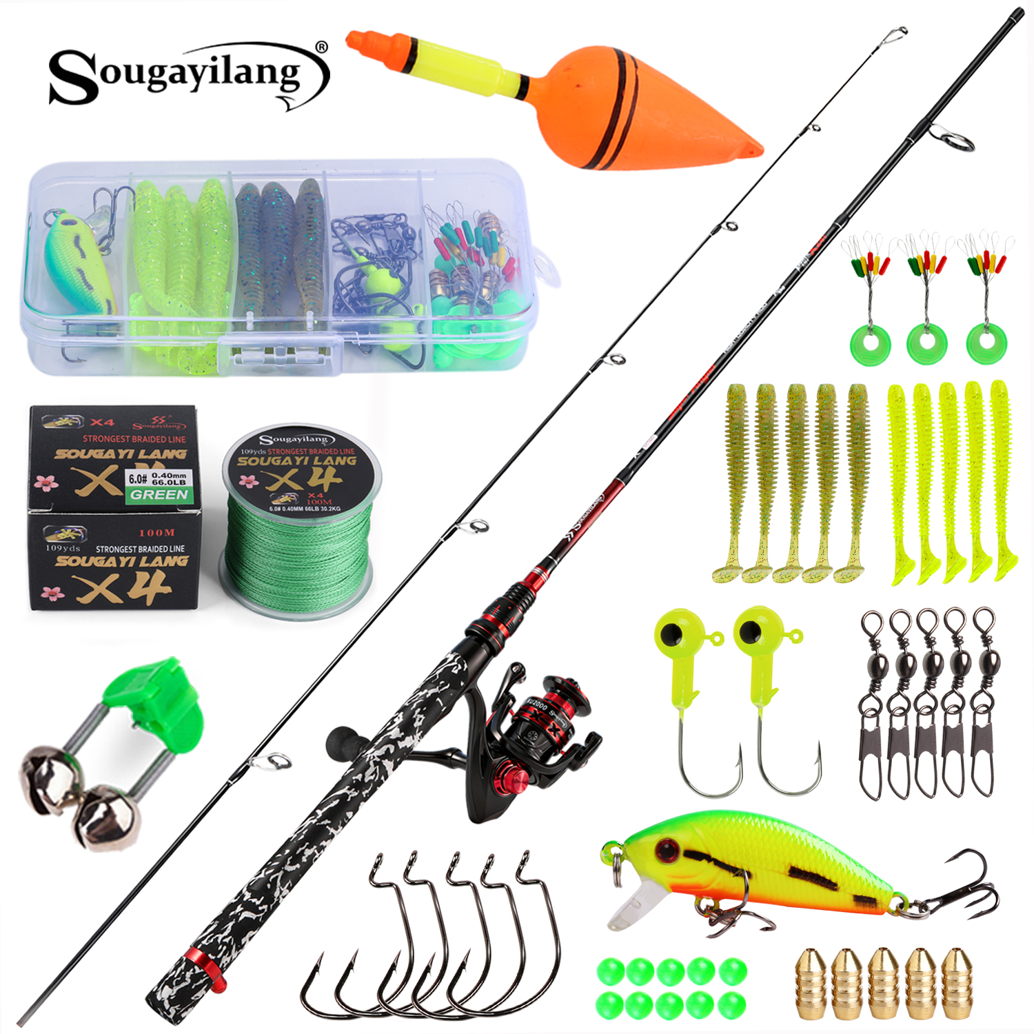 Sougayilang Spinning Fishing R - Freshwater Line recensie en prijs