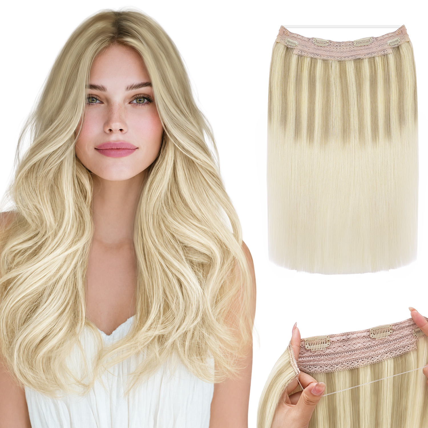 Sunmofavo Wire Halo Hair Exten - Tippet Line recensie en prijs