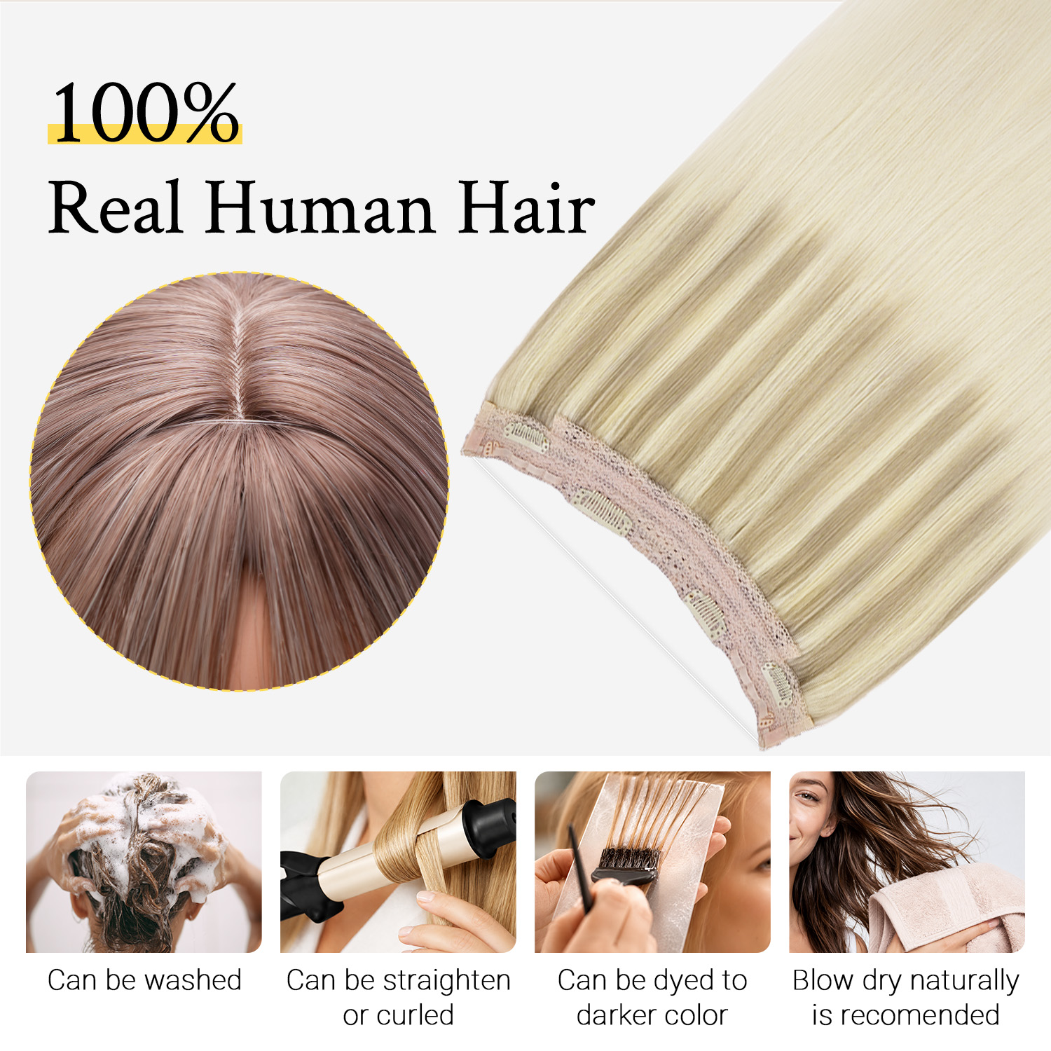 Sunmofavo Wire Halo Hair Exten - Tippet Line recensie en prijs