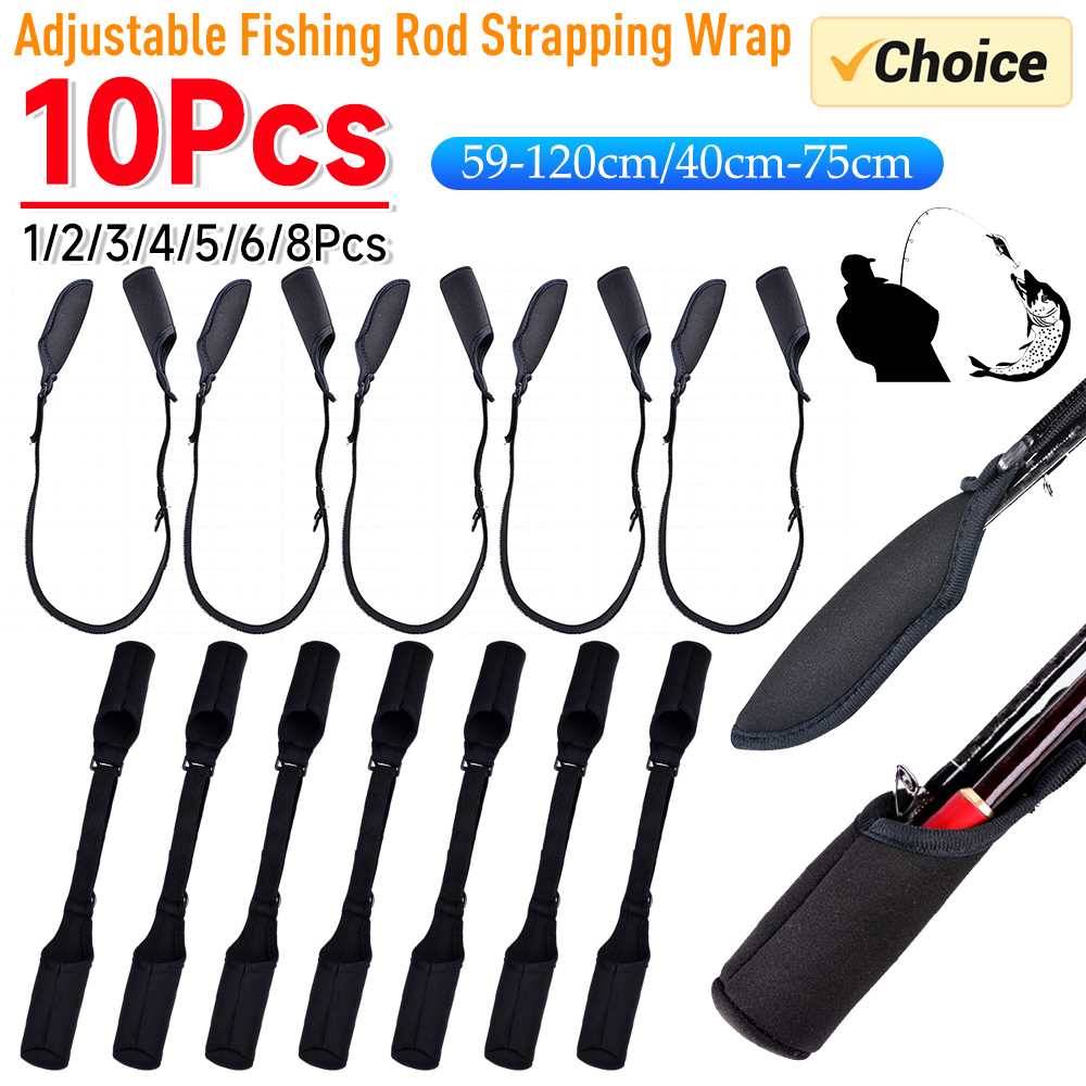 1-10PCS Fishing Rod Socks Srta - Fishing Line Box recensie en prijs