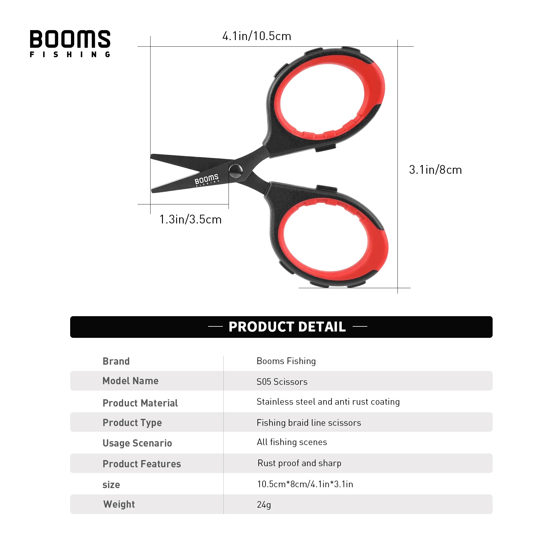 Booms Fishing S05 Braid Wire S - Fishing Line Cutter recensie en prijs
