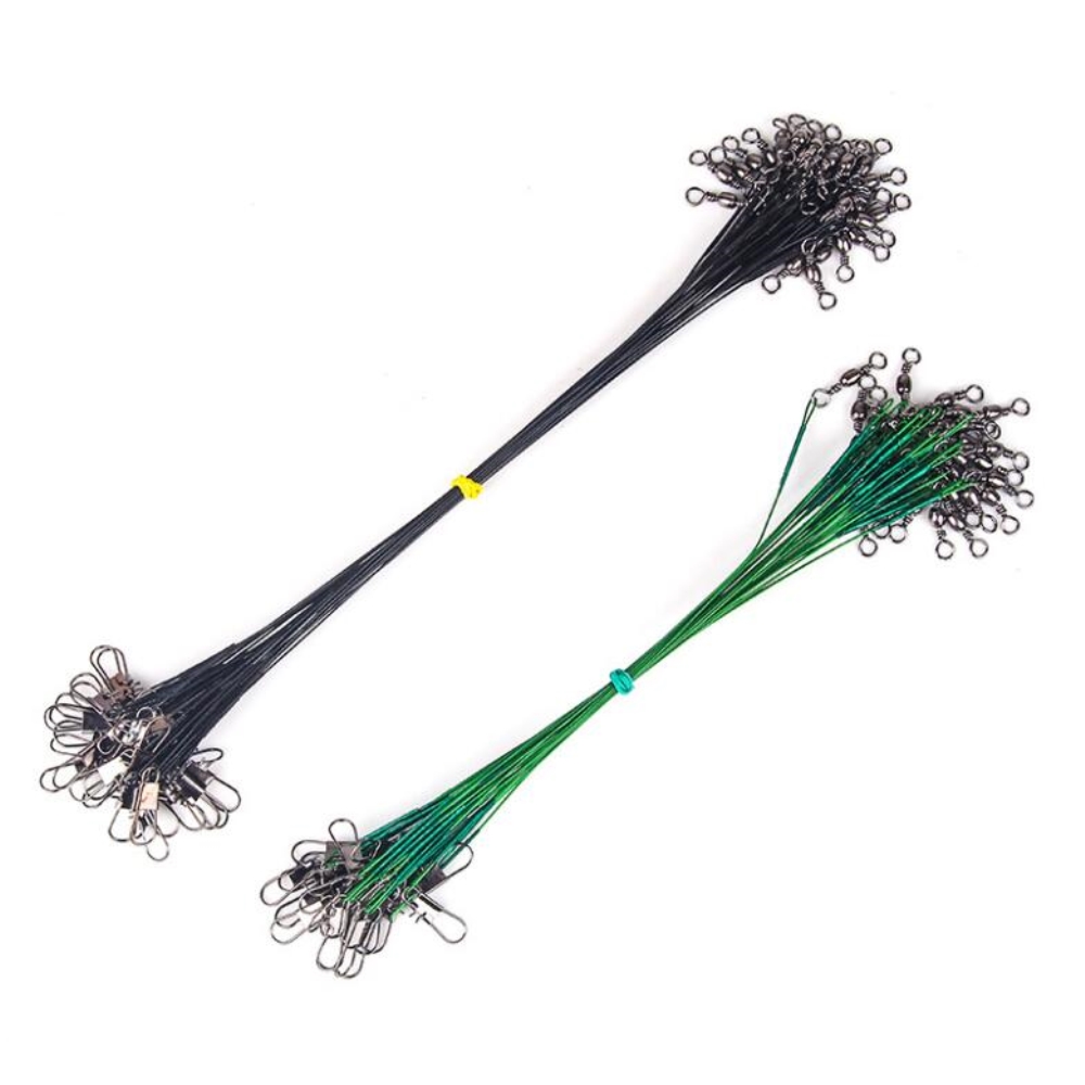 10pcs/lot Anti Bite Steel Fish - Leader Line recensie en prijs