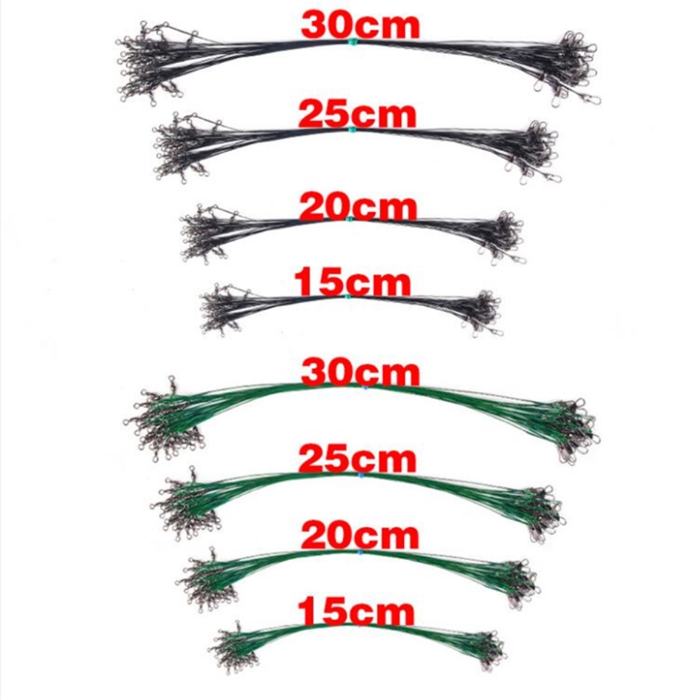 10pcs/lot Anti Bite Steel Fish - Leader Line recensie en prijs