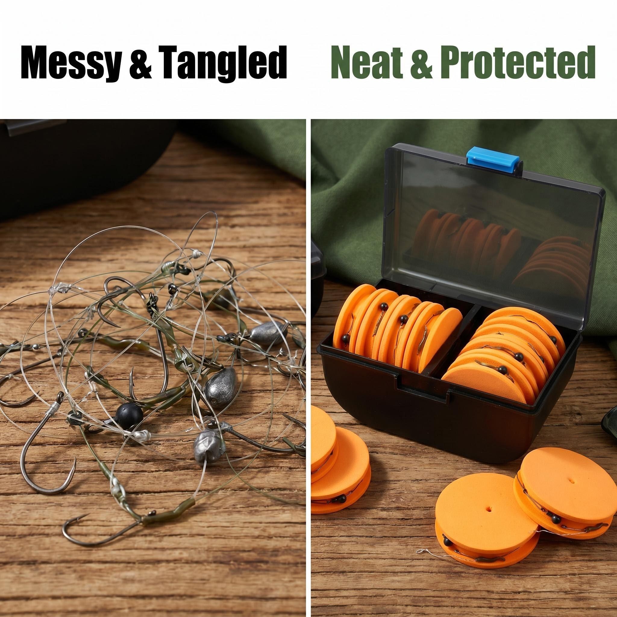 Hirisi 10pcs EVA Foam Fishing  - Fishing Line Box recensie en prijs