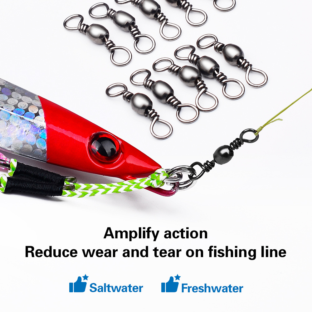 100Pcs Fishing Swivels Connect - Freshwater Line recensie en prijs