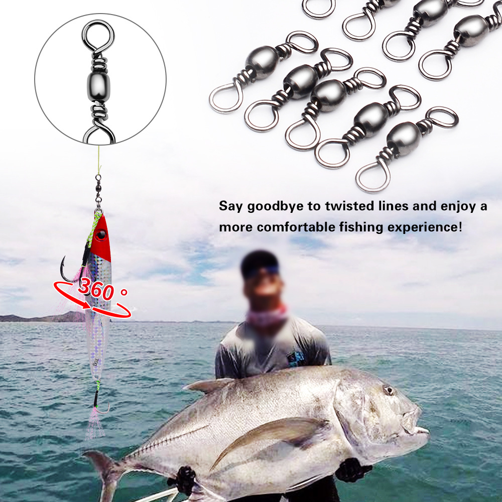 100Pcs Fishing Swivels Connect - Freshwater Line recensie en prijs