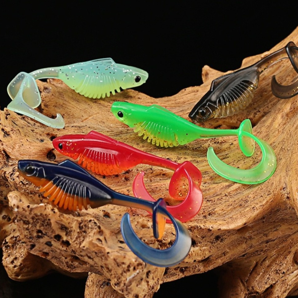 10PCS PVC Fishing Soft Lures 6 - Ice Fishing Line recensie en prijs
