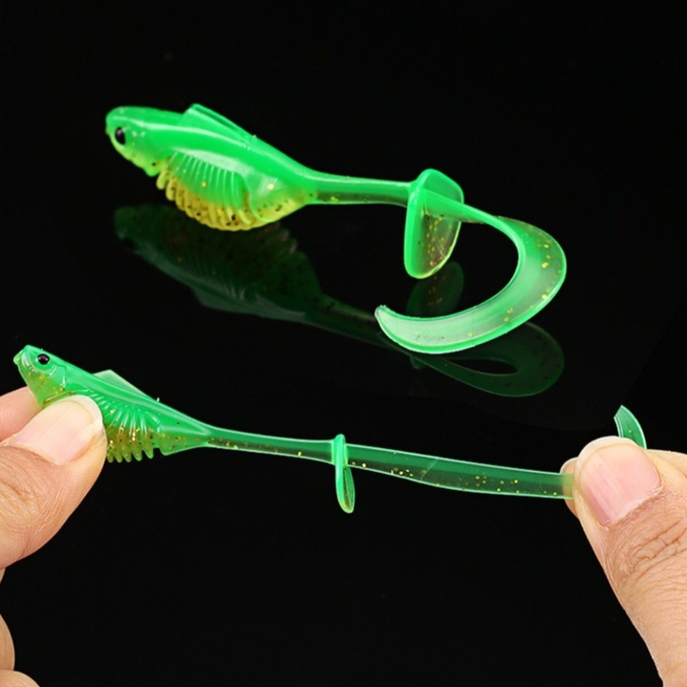 10PCS PVC Fishing Soft Lures 6 - Ice Fishing Line recensie en prijs