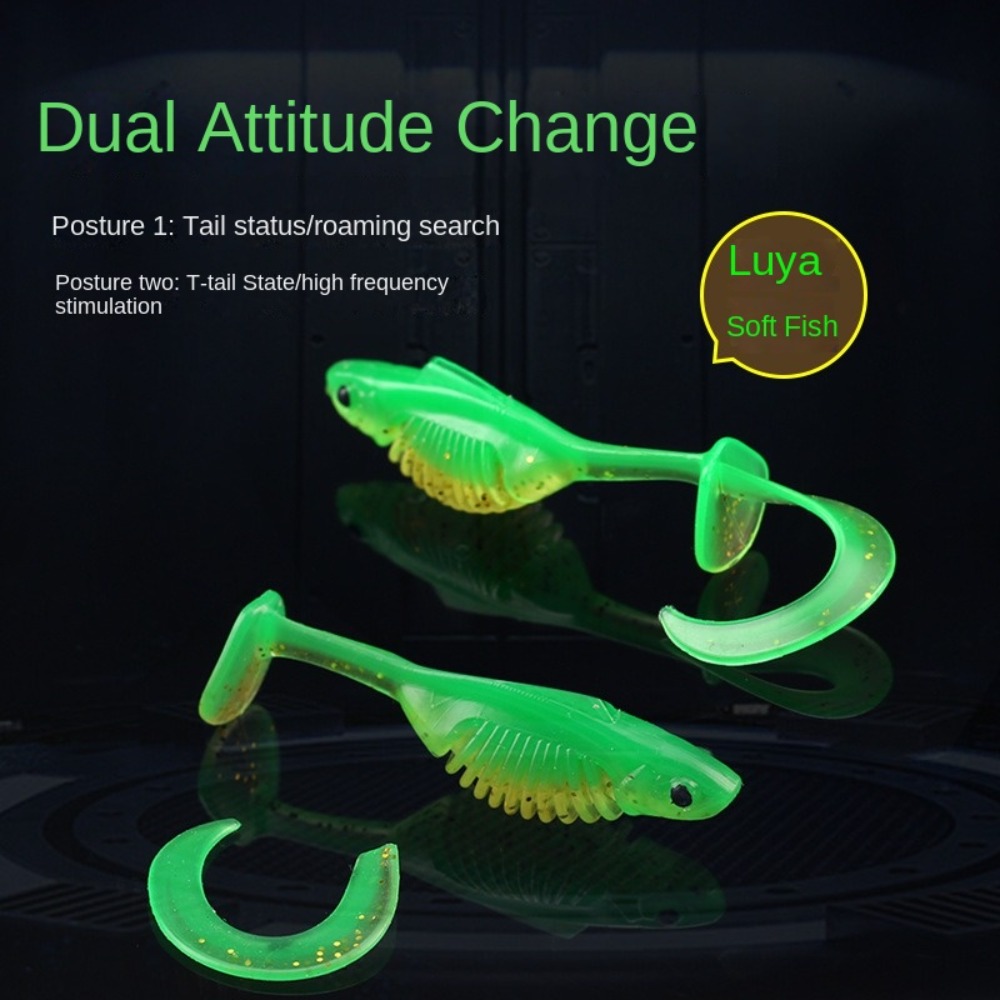 10PCS PVC Fishing Soft Lures 6 - Ice Fishing Line recensie en prijs