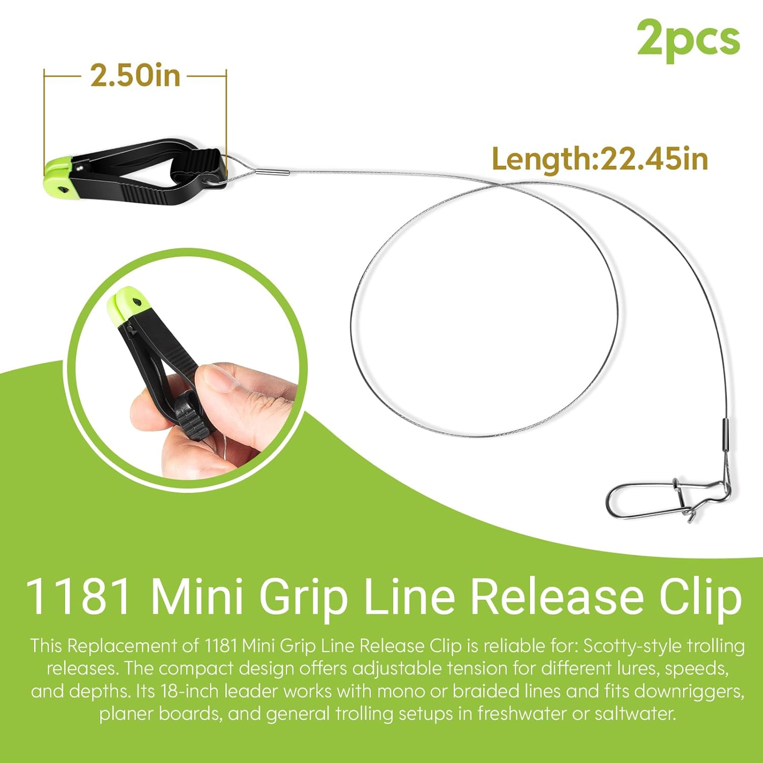 1181 Grip Line Release Clip fo - Leader Line recensie en prijs