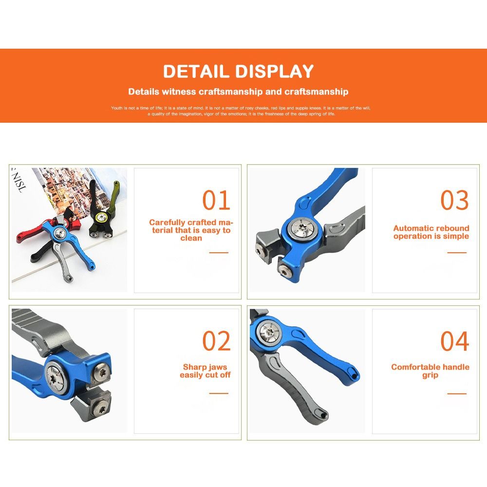 Aluminum Alloy Fishing Pliers  - Fishing Line Cutter recensie en prijs