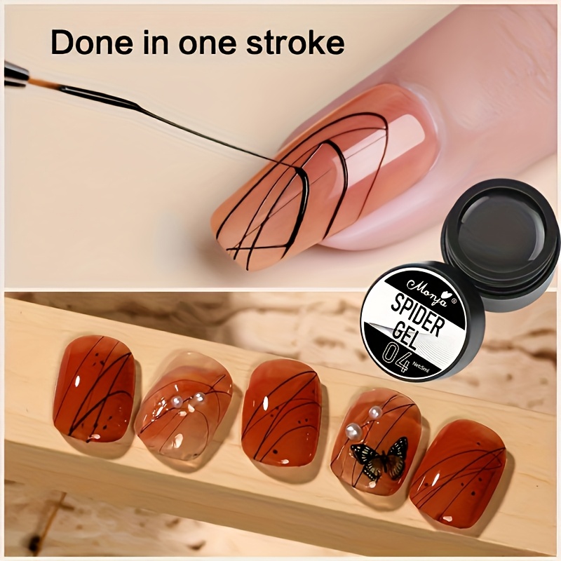Nail Art Drawing Gel, Elastic  - Copolymer Line recensie en prijs