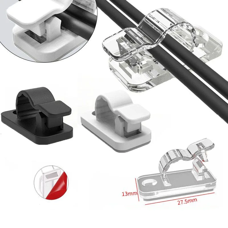 10/50PCS Cable Organizer Clips - Tippet Line recensie en prijs