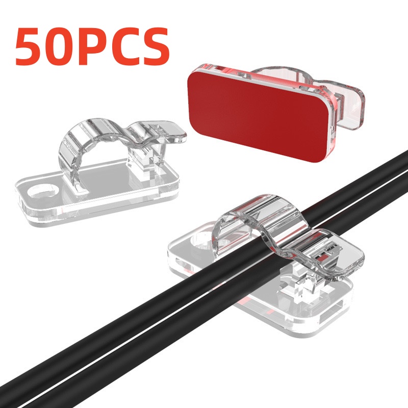 10/50PCS Cable Organizer Clips - Tippet Line recensie en prijs