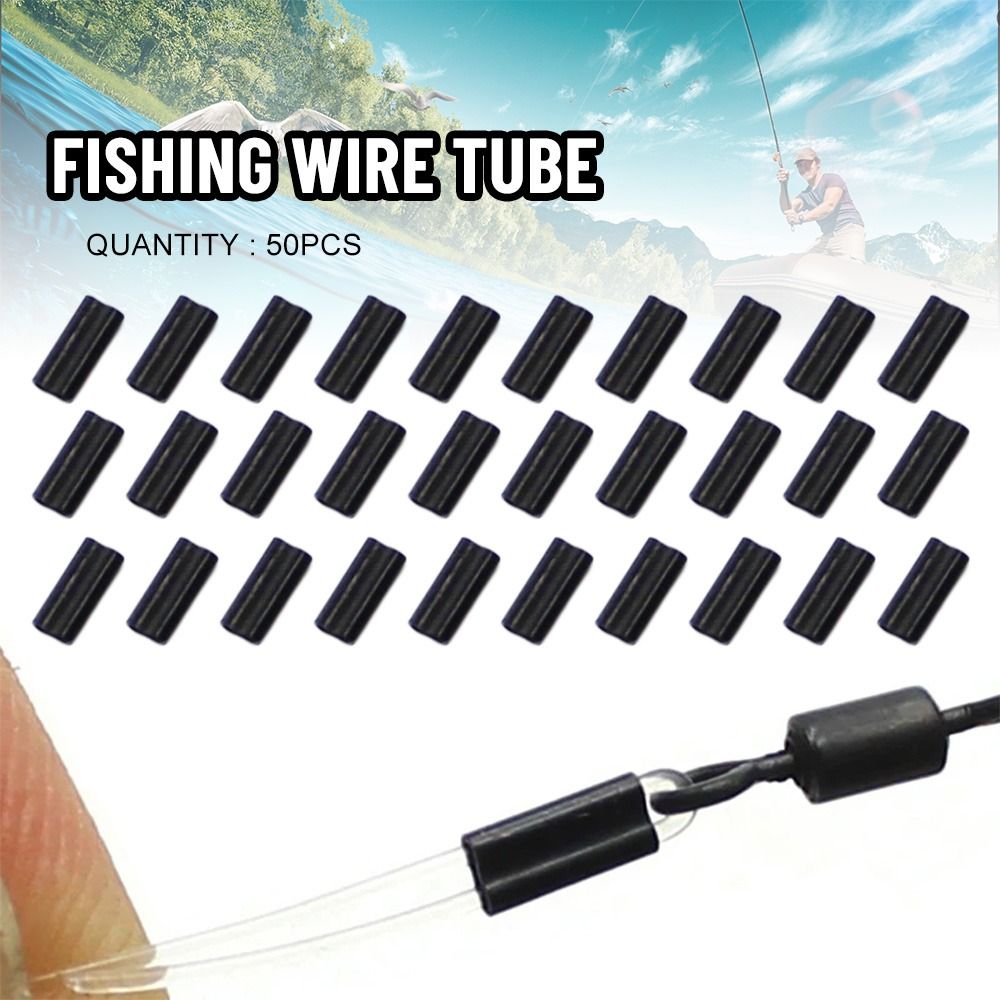 50pcs Carbon tube Fishing Crim - Monofilament Line recensie en prijs