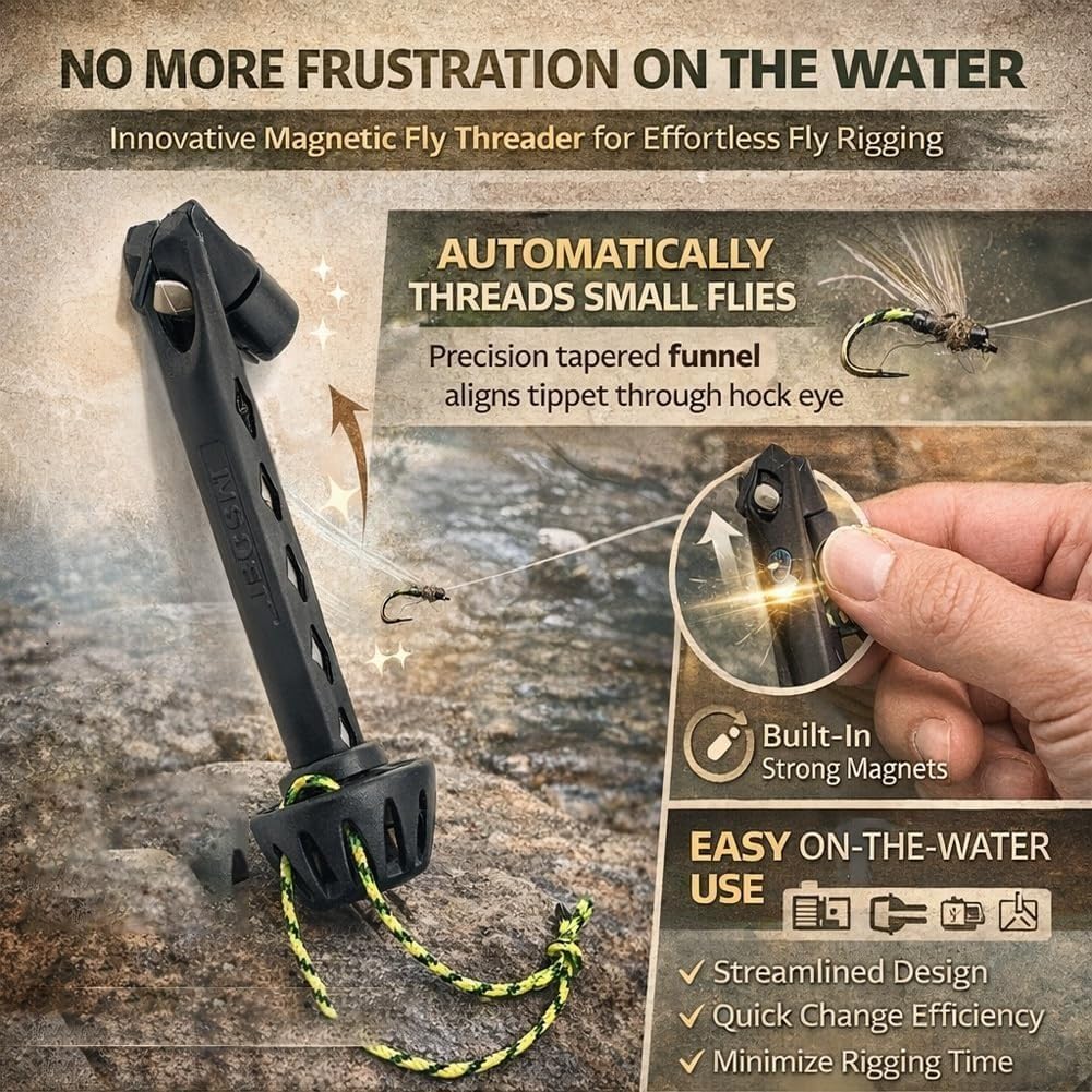 Portable Magnetic Fly Threader - Monofilament Line recensie en prijs