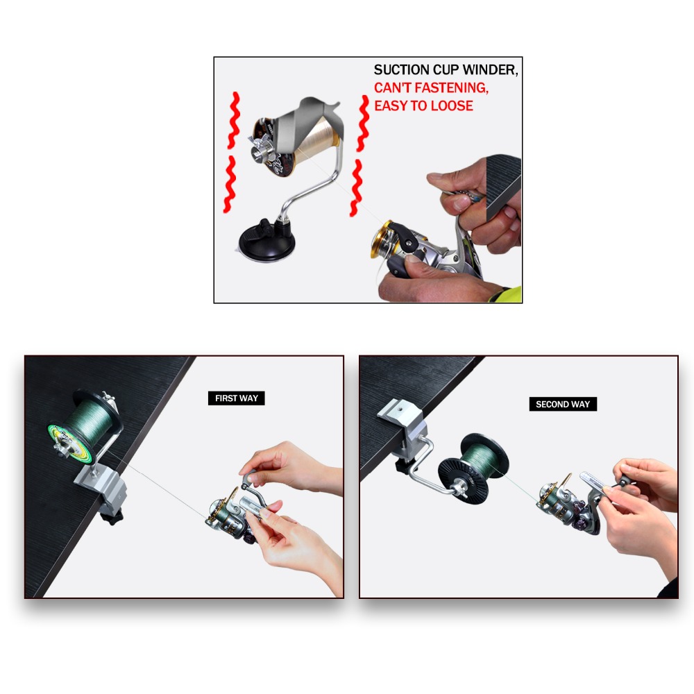 1pcs Portable Aluminum Fishing - Fishing Line Spool recensie en prijs