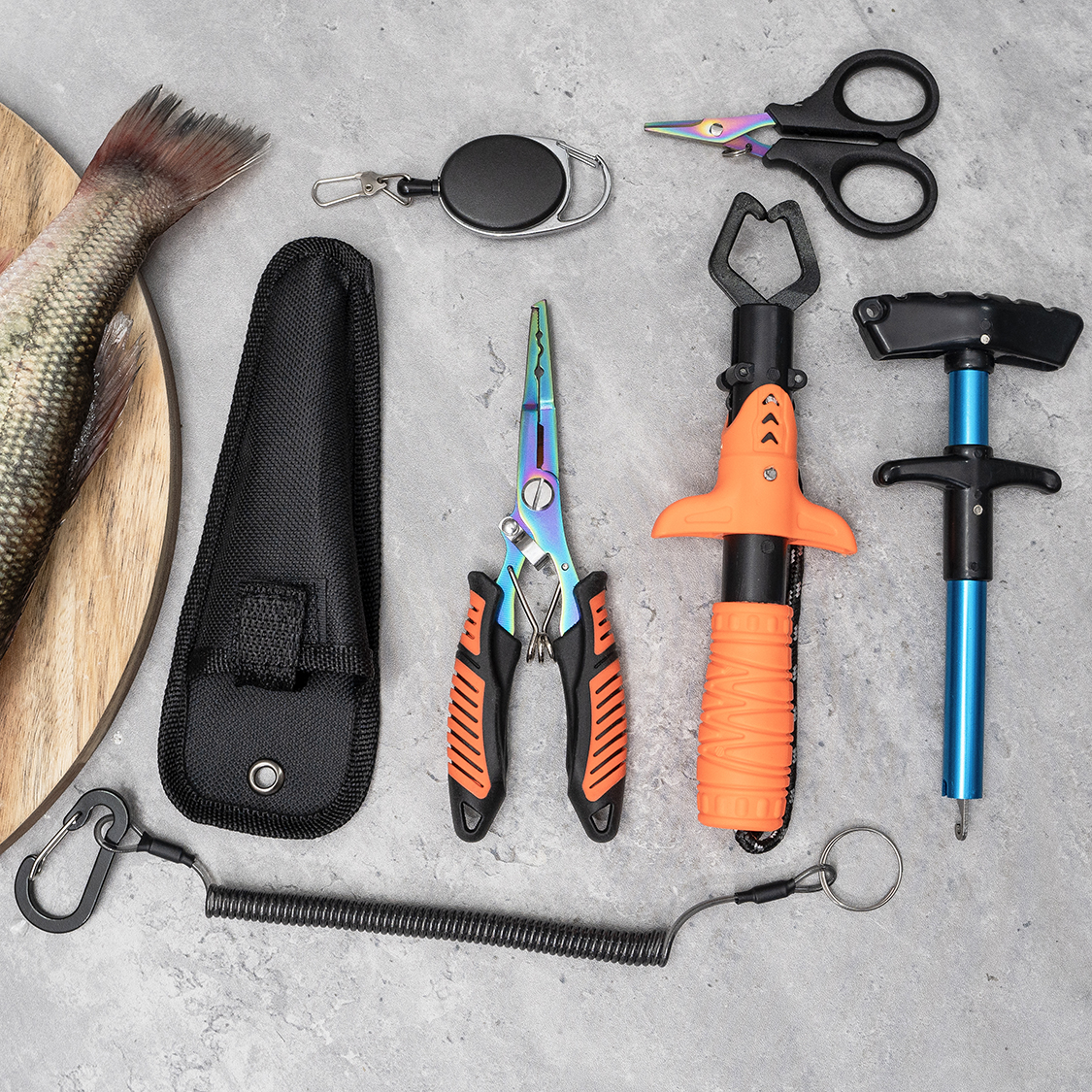 7-piece fishing tool set, prof - Freshwater Line recensie en prijs