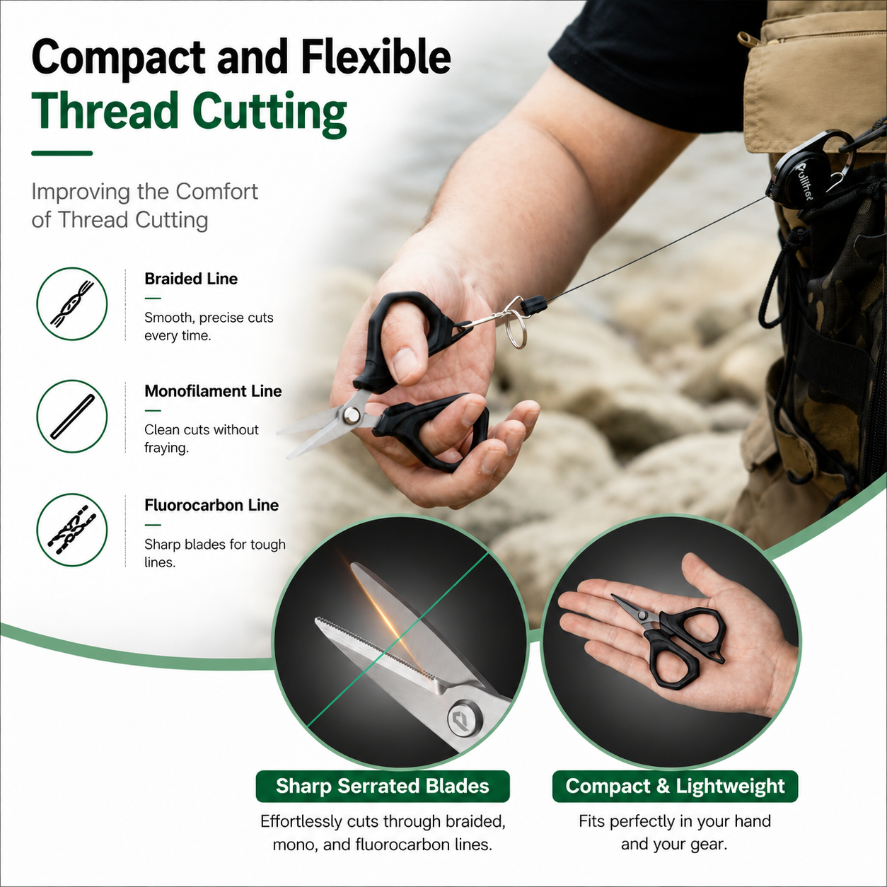 Fishing Scissors Stainless Ste - Fishing Line Cutter recensie en prijs