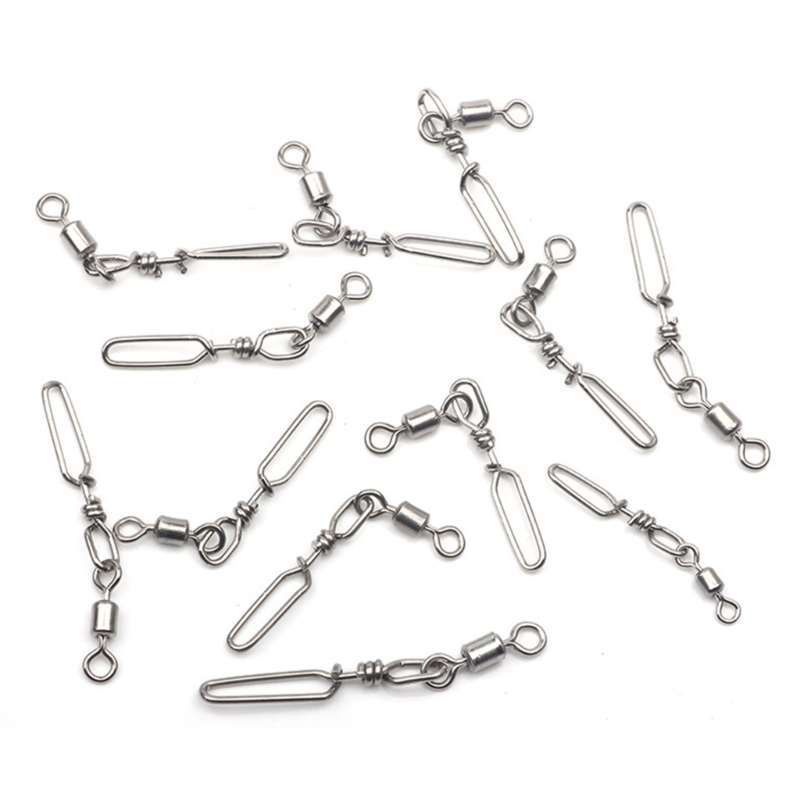 10Pcs Stainless Steel Quick Sn - Saltwater Line recensie en prijs