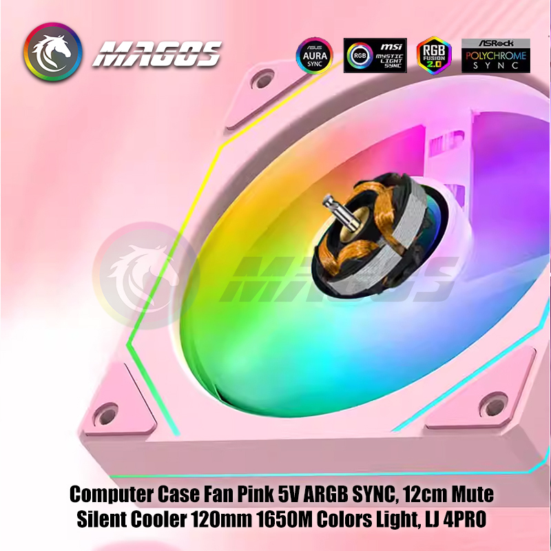 Computer Case Fan Pink 5V ARGB - Fly Line recensie en prijs