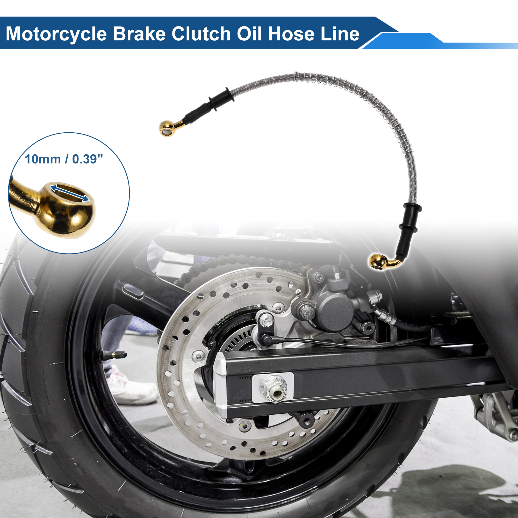 Motoforti 40cm Motorcycle Brak - Braided Line recensie en prijs