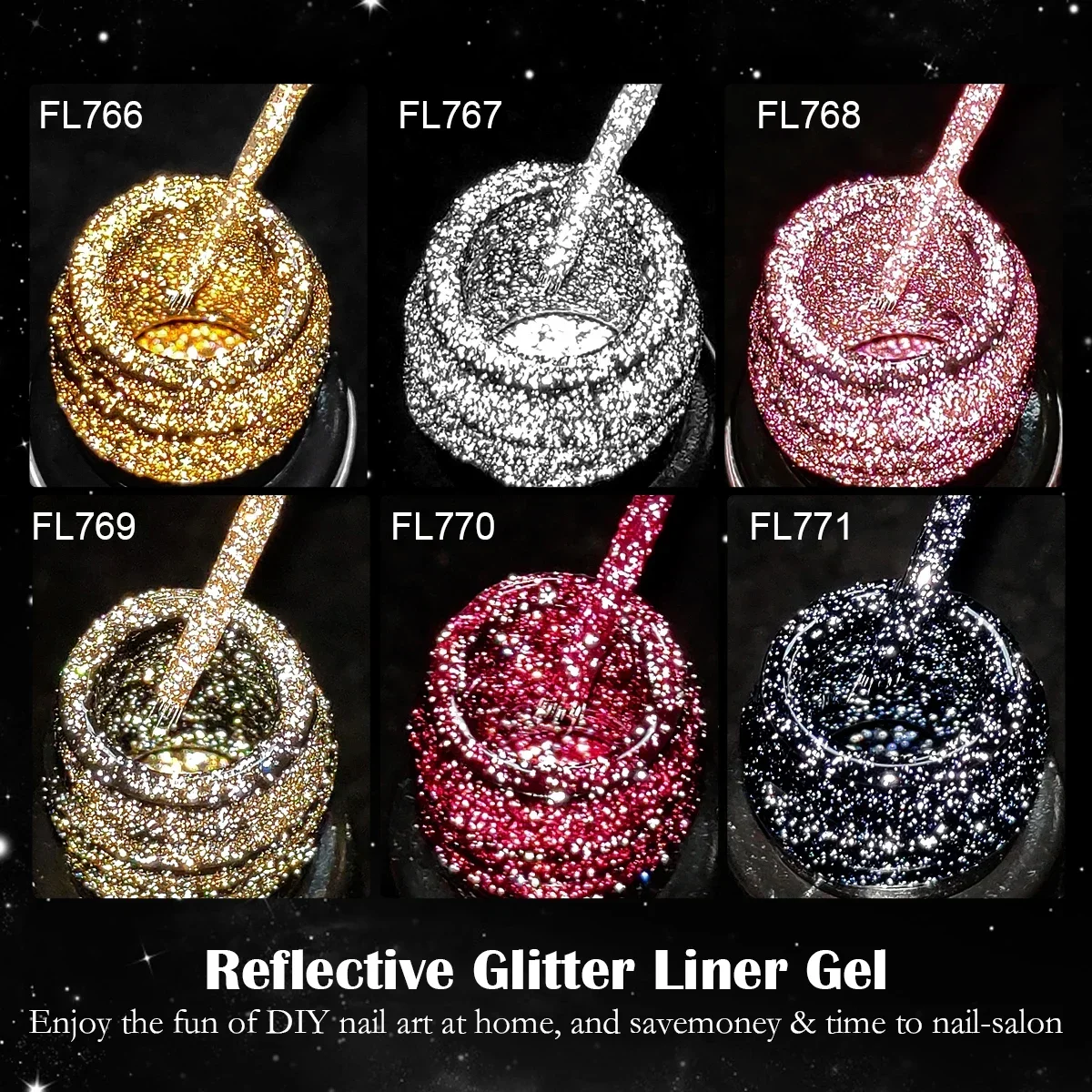 7/9/10/13pcs Gold Silver Refle - Copolymer Line recensie en prijs