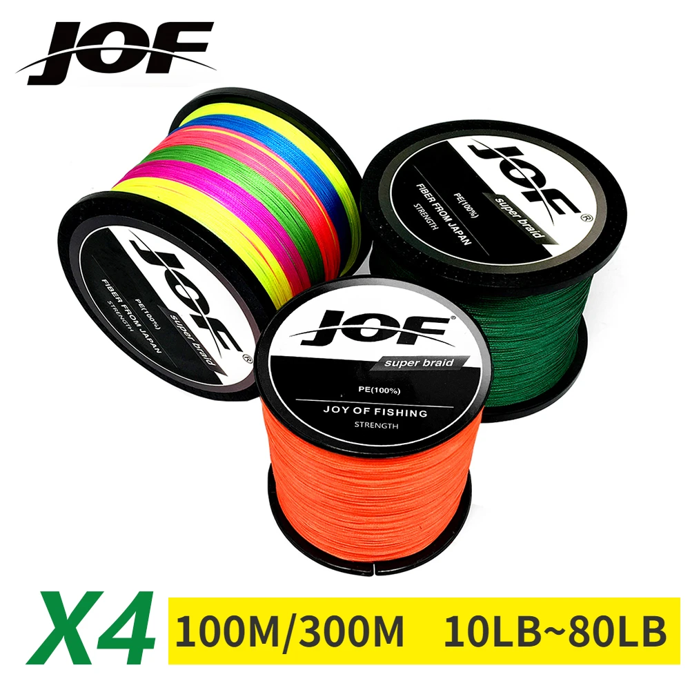 JOF x4 Braided PE Fishing Line - Copolymer Line recensie en prijs