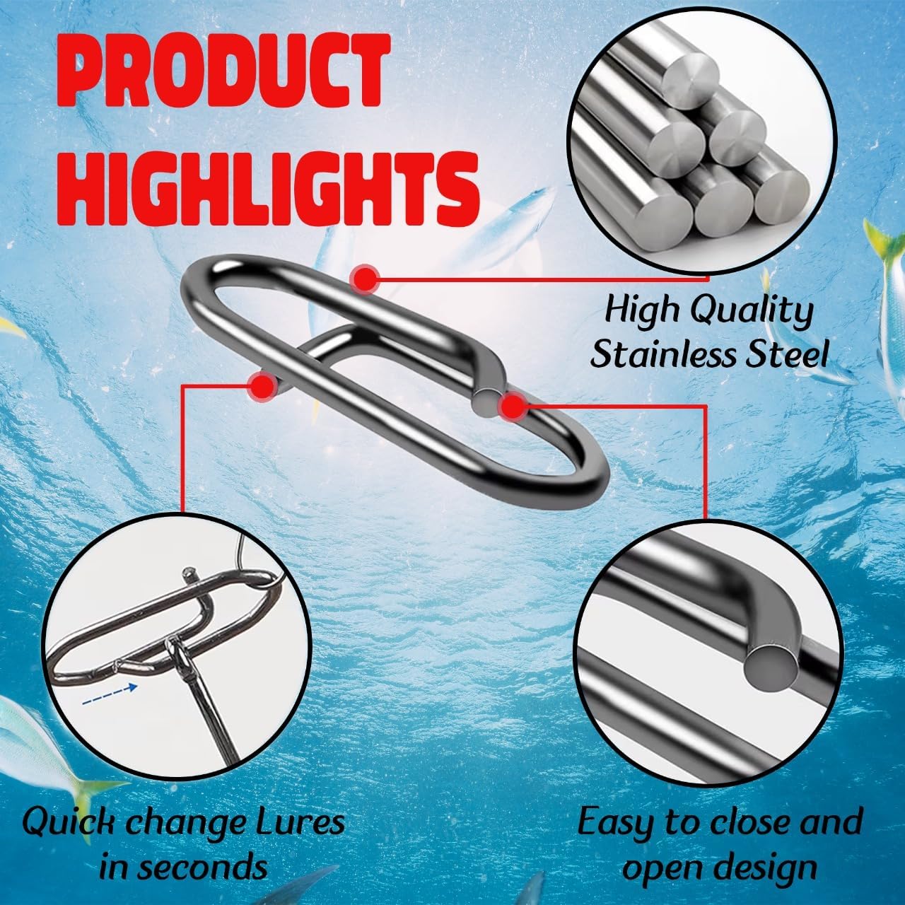 9KM Fishing Snap Kit 110pcs Po - Freshwater Line recensie en prijs