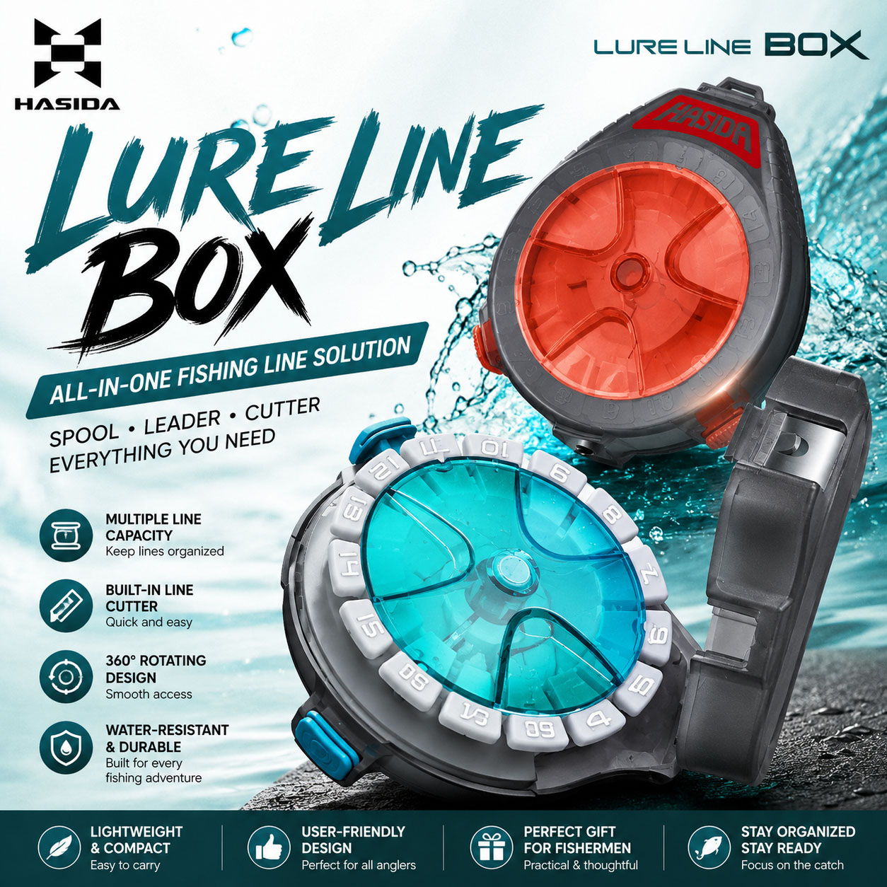 HASIDA Sub Line Box Fishing Ta - Fishing Line Box recensie en prijs