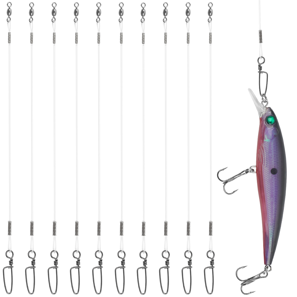 10Pcs Fluorocaron Fishing Lead - Fluorocarbon Line recensie en prijs
