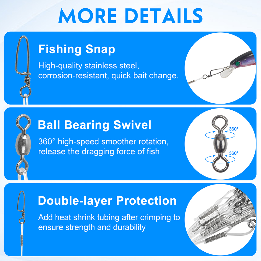 10Pcs Fluorocaron Fishing Lead - Fluorocarbon Line recensie en prijs