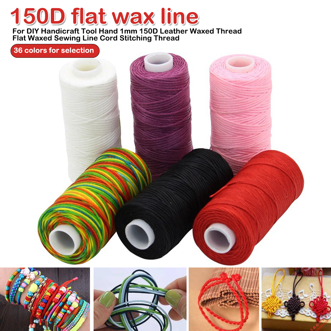 1mm 150D Leather Waxed Thread  - Copolymer Line recensie en prijs
