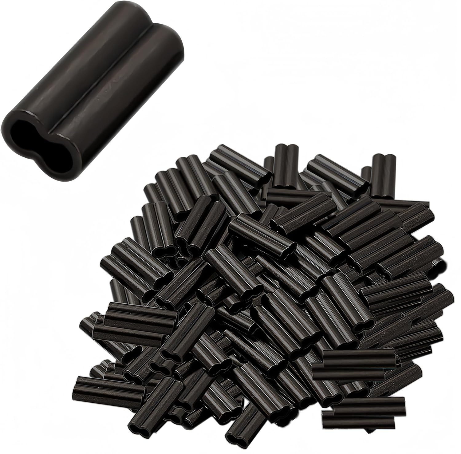 Copper Double Barrel Crimp Sle - Leader Line recensie en prijs