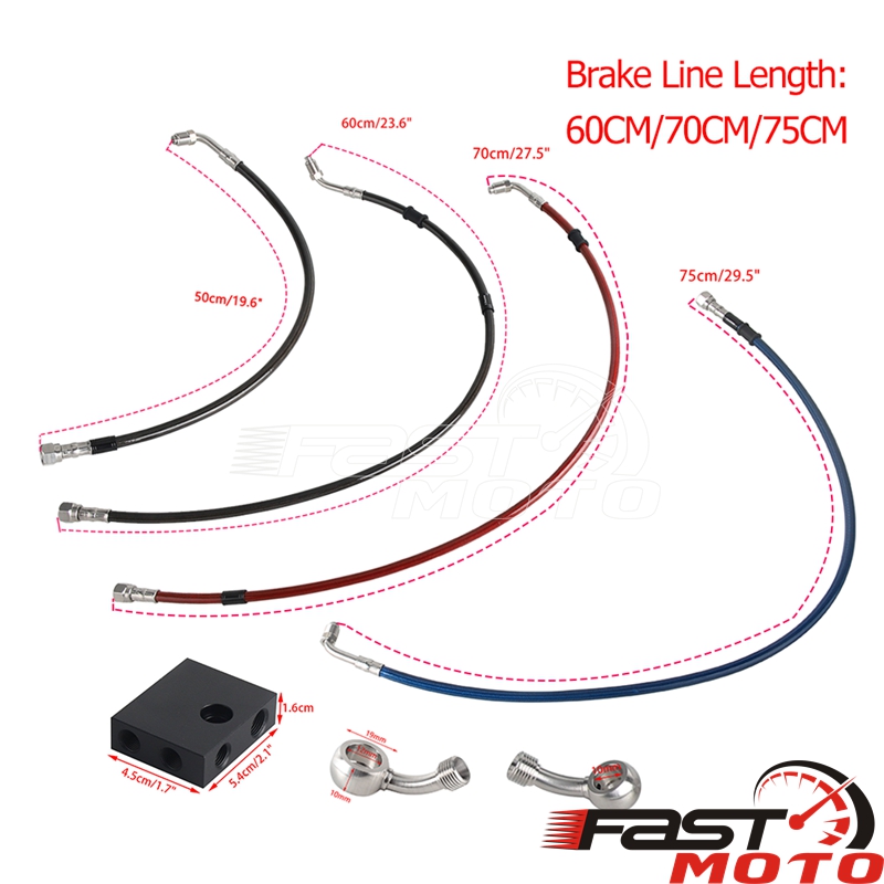 Motorcycle Brake Line Kit ABS  - Braided Line recensie en prijs