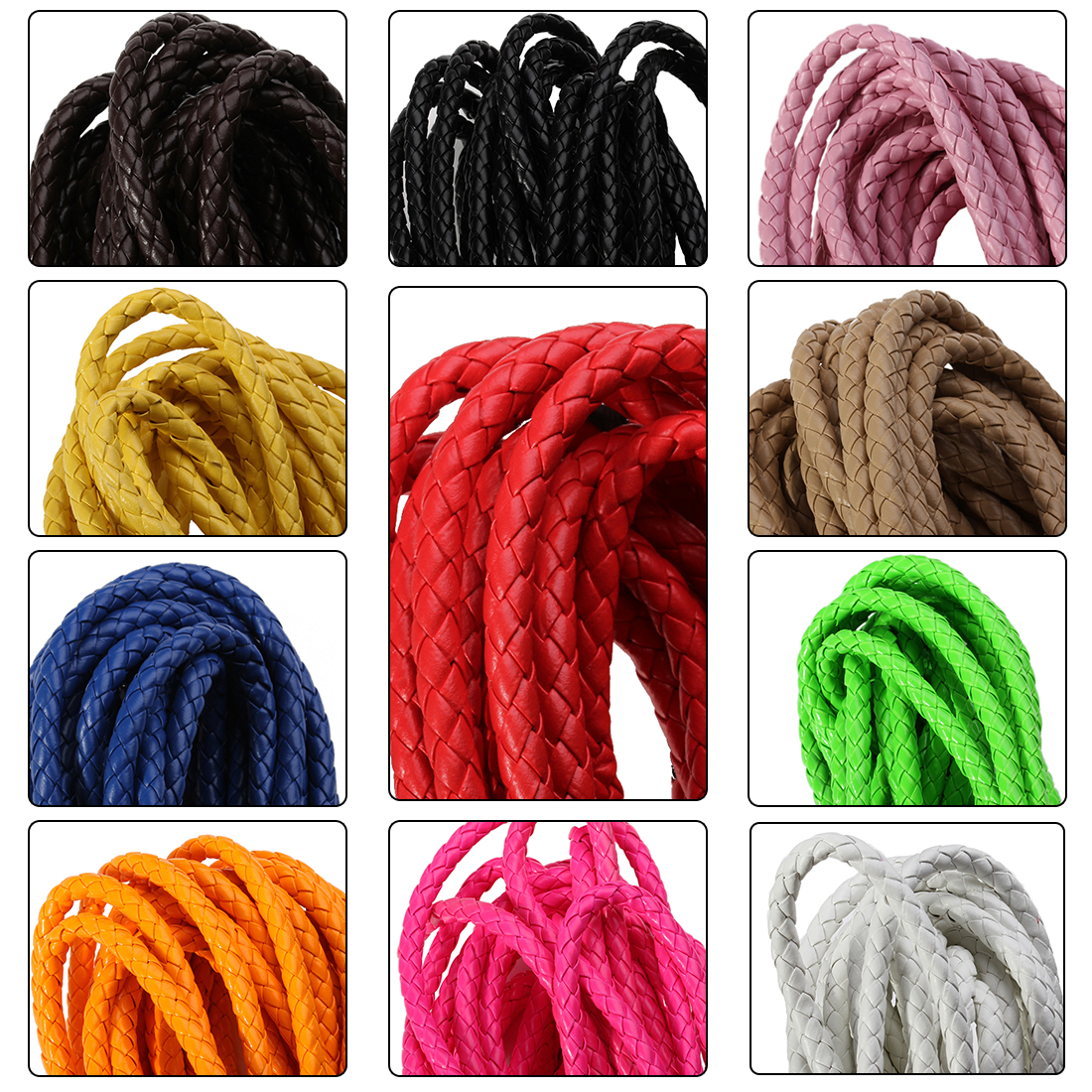 5 Yards/lot 6/7mm Braided Leat - Braided Line recensie en prijs