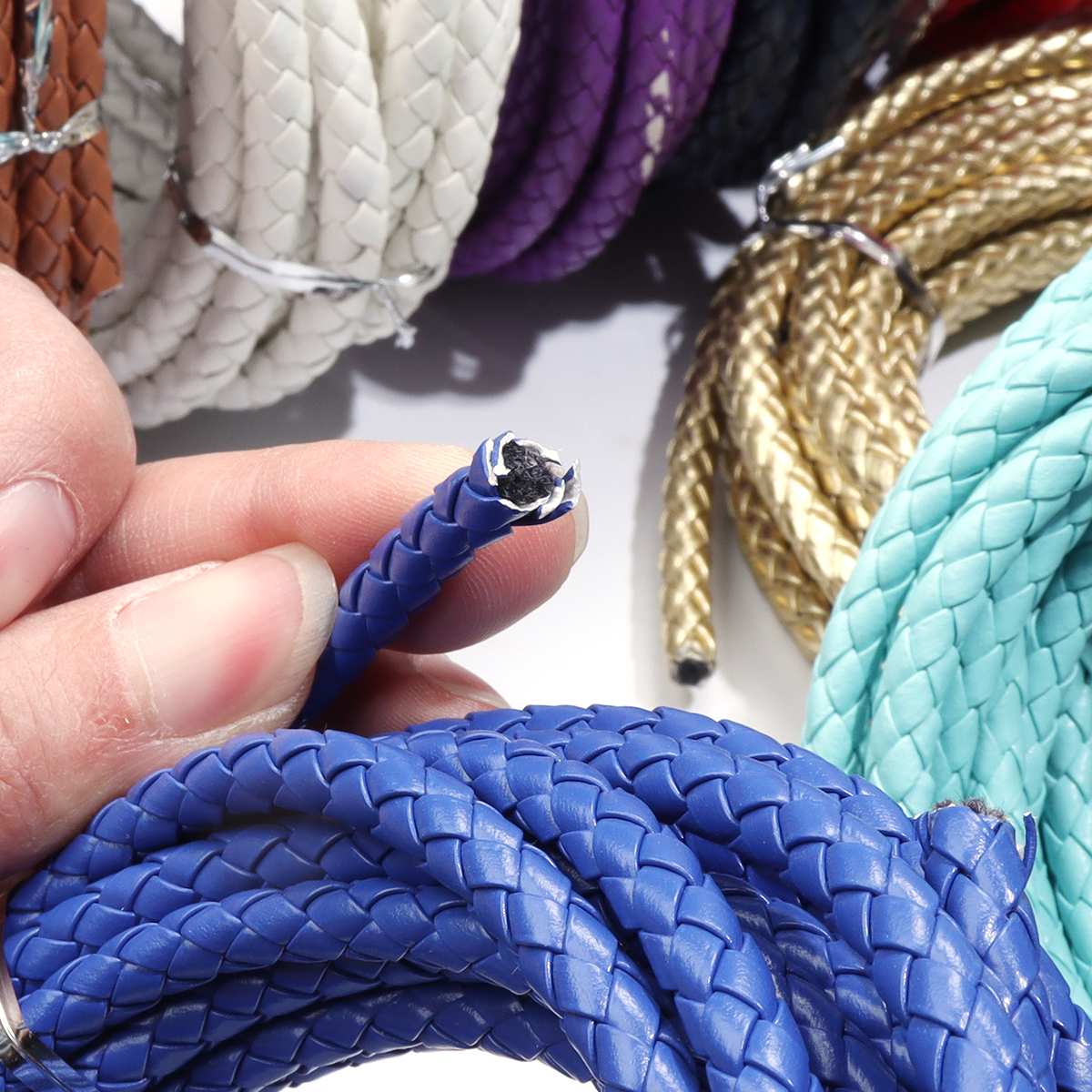 5 Yards/lot 6/7mm Braided Leat - Braided Line recensie en prijs