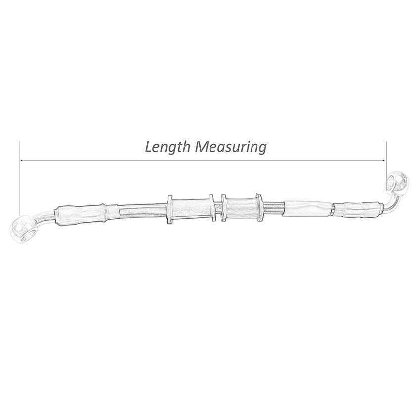 400mm-2400mm Brake Hose Hydrau - Braided Line recensie en prijs