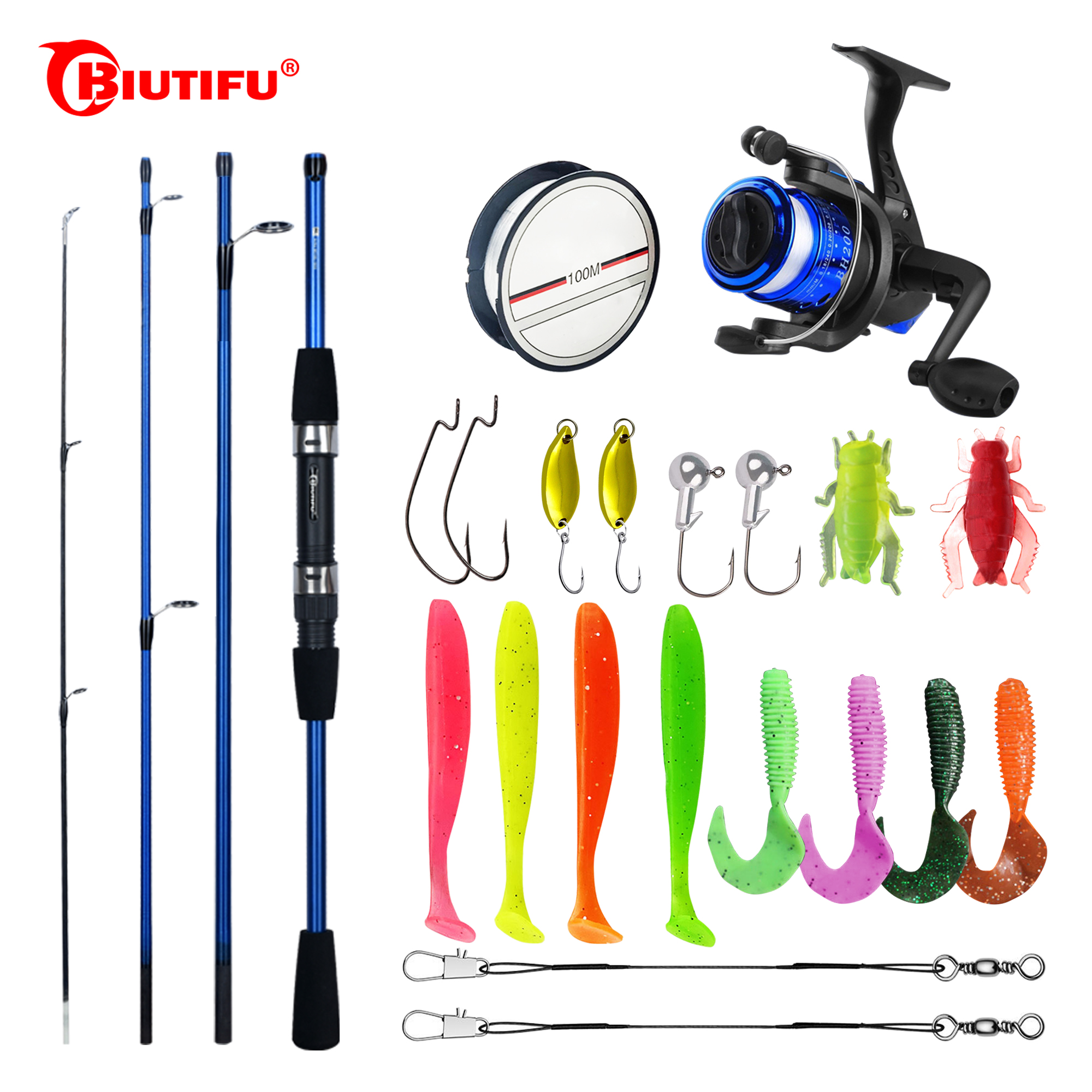 BIUTIFU Spinning Fishing Rod S - Freshwater Line recensie en prijs