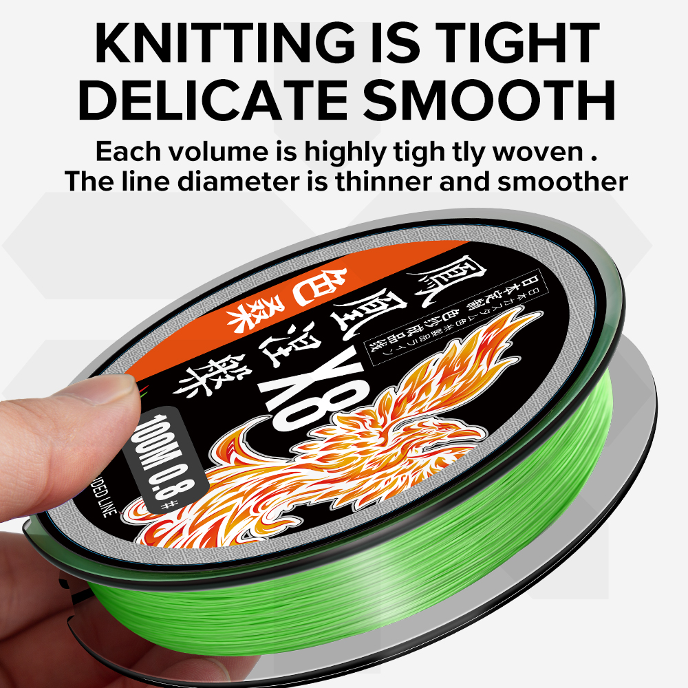 ZUKIBO Phoenix 8 Strand PE Bra - Ice Fishing Line recensie en prijs