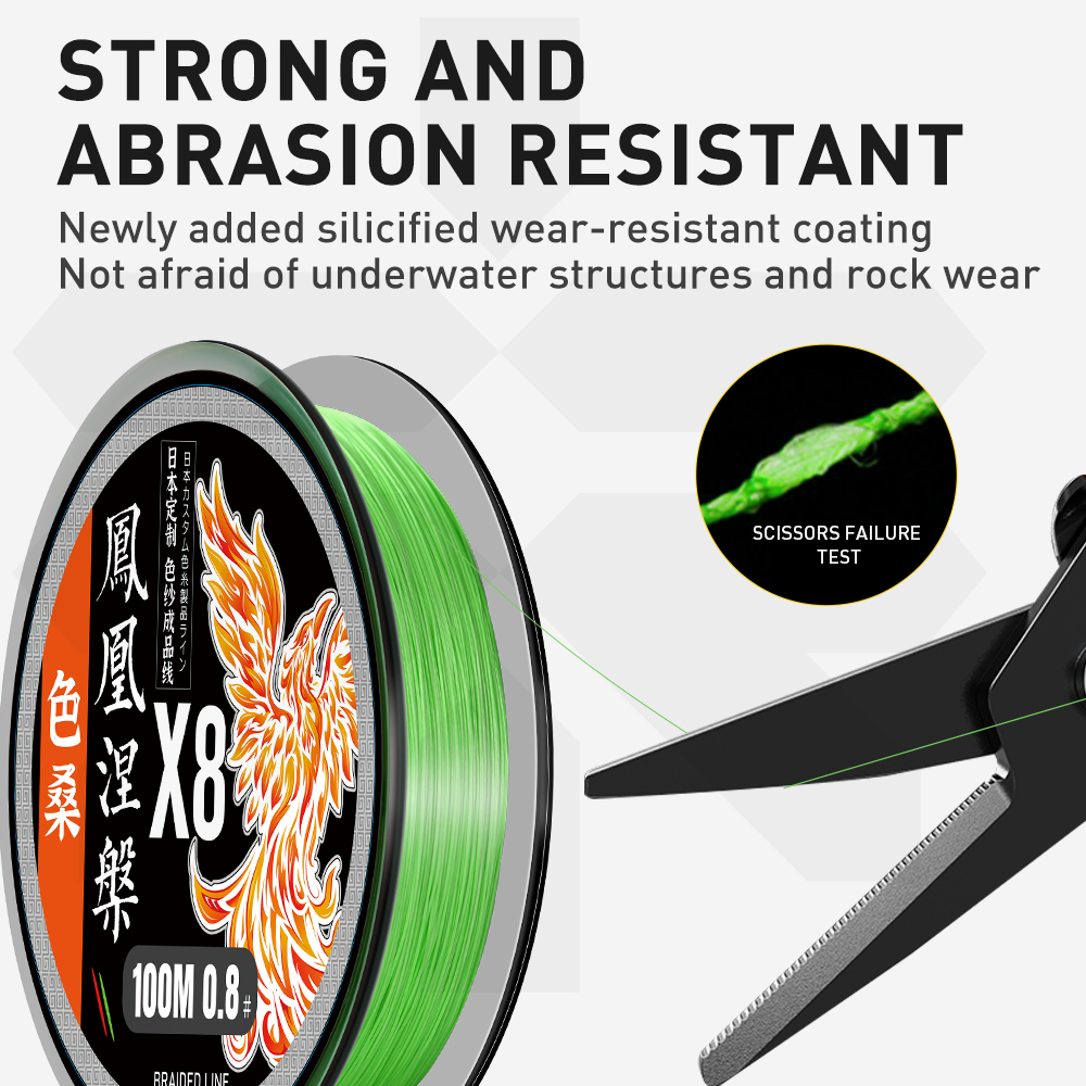 ZUKIBO Phoenix 8 Strand PE Bra - Ice Fishing Line recensie en prijs