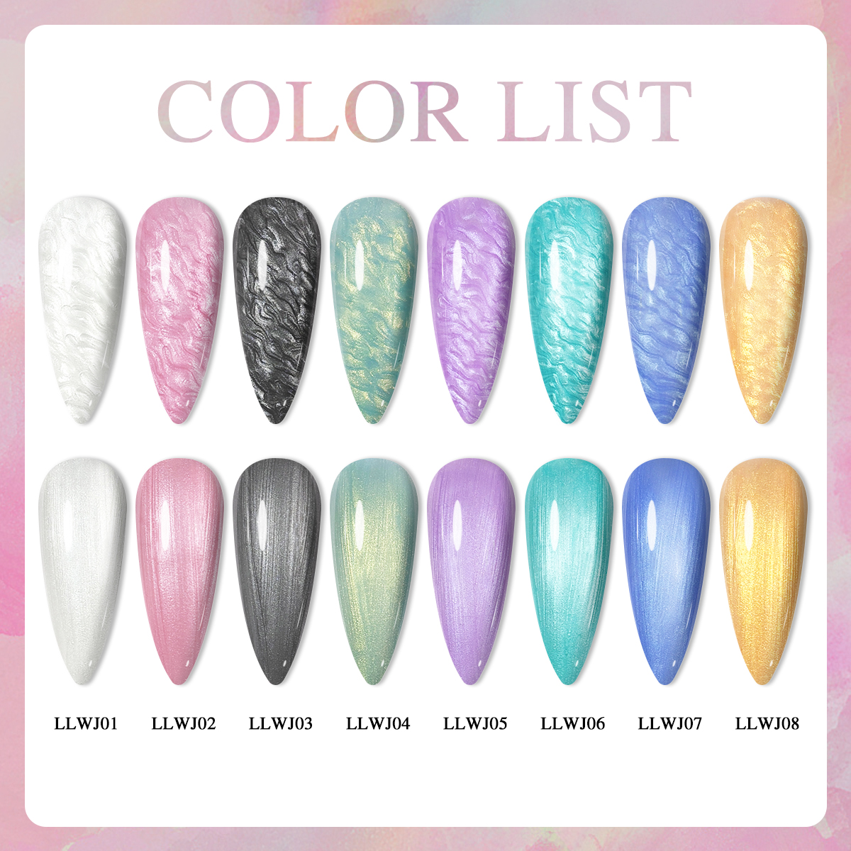 1 piece of shell line gel nail - Copolymer Line recensie en prijs