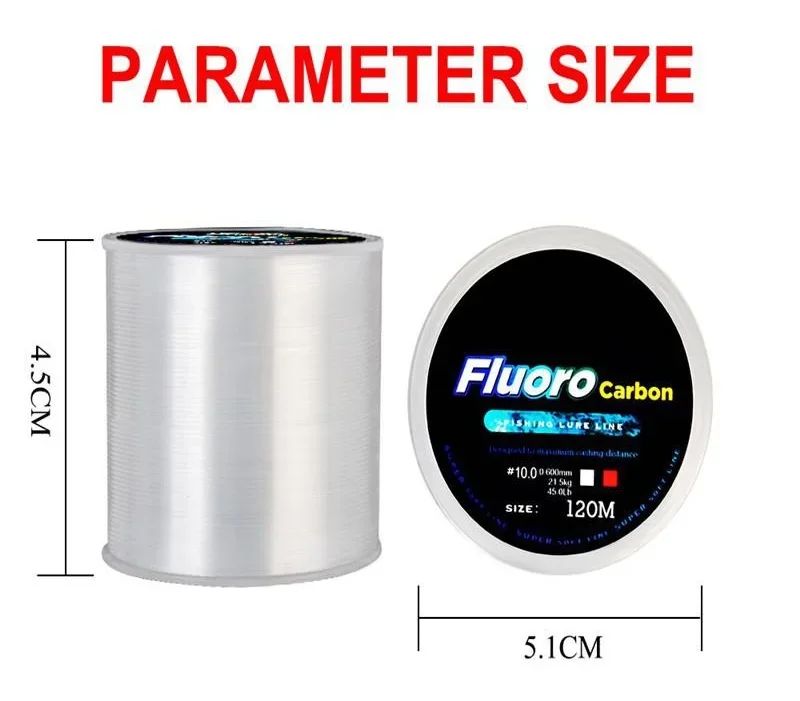 Fishing Line 120M 0.20mm-0.60m - Fluorocarbon Line recensie en prijs